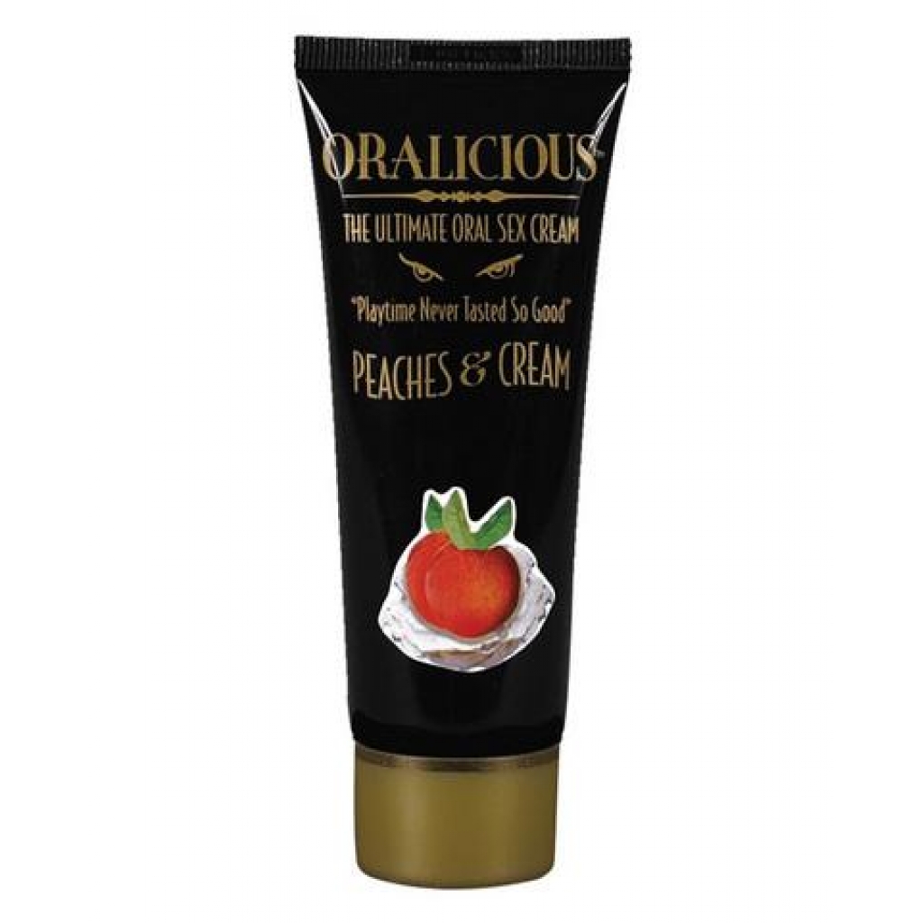 Oralicious Ultimate Oral Sex Cream - 2 oz - Peaches and Cream