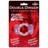 Humm Dinger Vibrating Double Ring - Purple