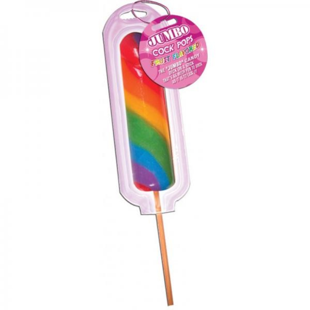 Extra-Large Rainbow Candy Penis Pop