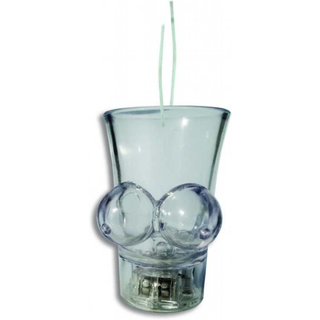 Light Up Boobie Shot Glass with String