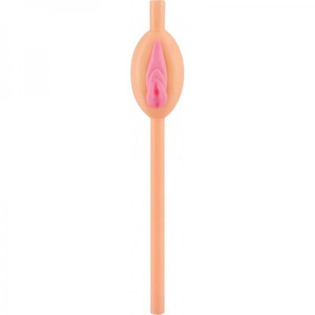 Pussy Straws - Pink Beige - 8 Count Package