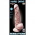 Skinsations Hard Drive 8 Inch Dildo - Beige