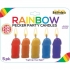 Vibrant Rainbow Pecker Party Candles - 5 Assorted Colors