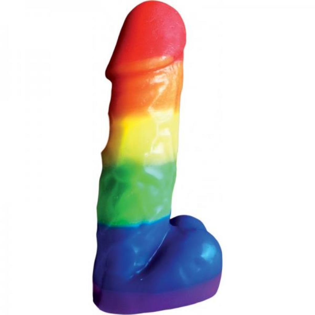 Rainbow Pecker Party Candle - Colorful Fun for Celebrations