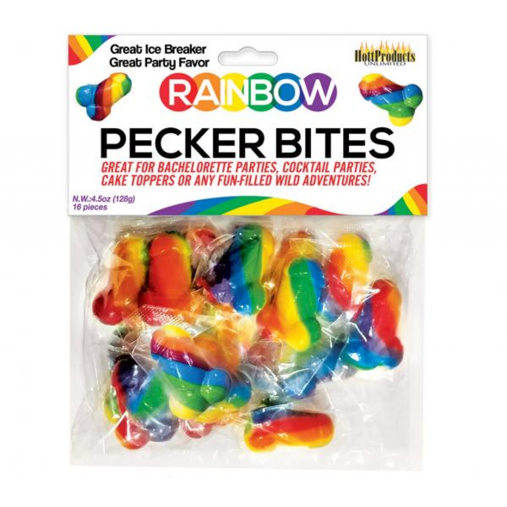 Rainbow Pecker Bites - Whimsical Party Treats