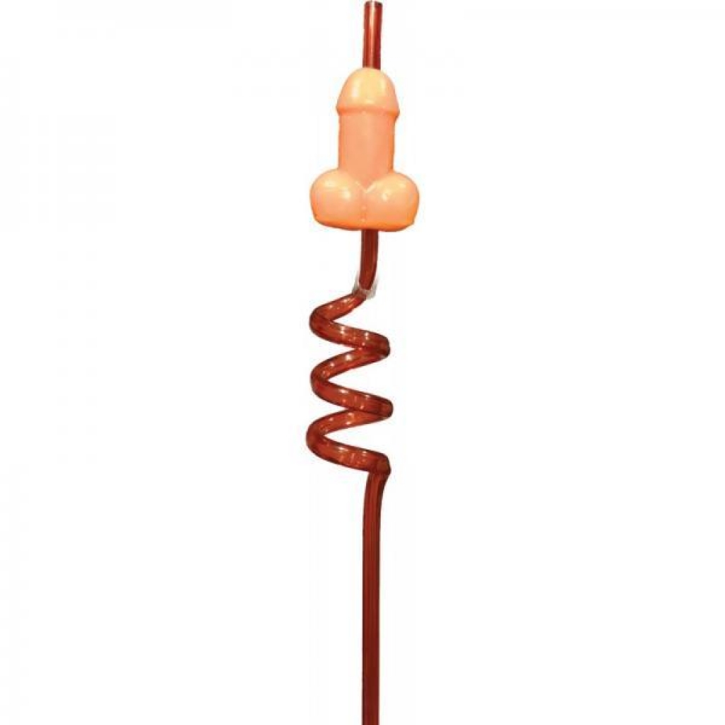 Candy Pecker Straw - Hard Candy Strawberry