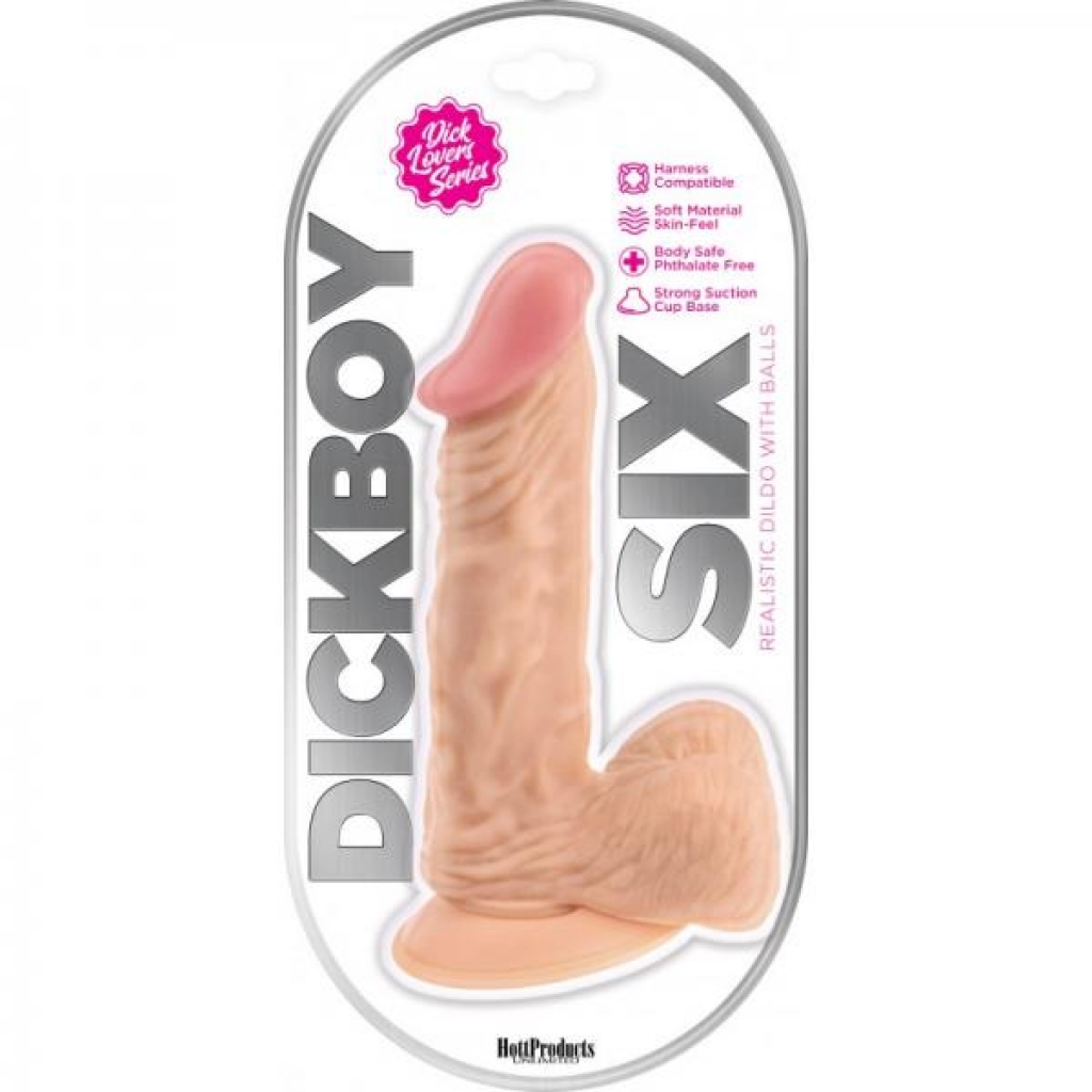 Dickboy 6-Inch Realistic Dildo with Balls