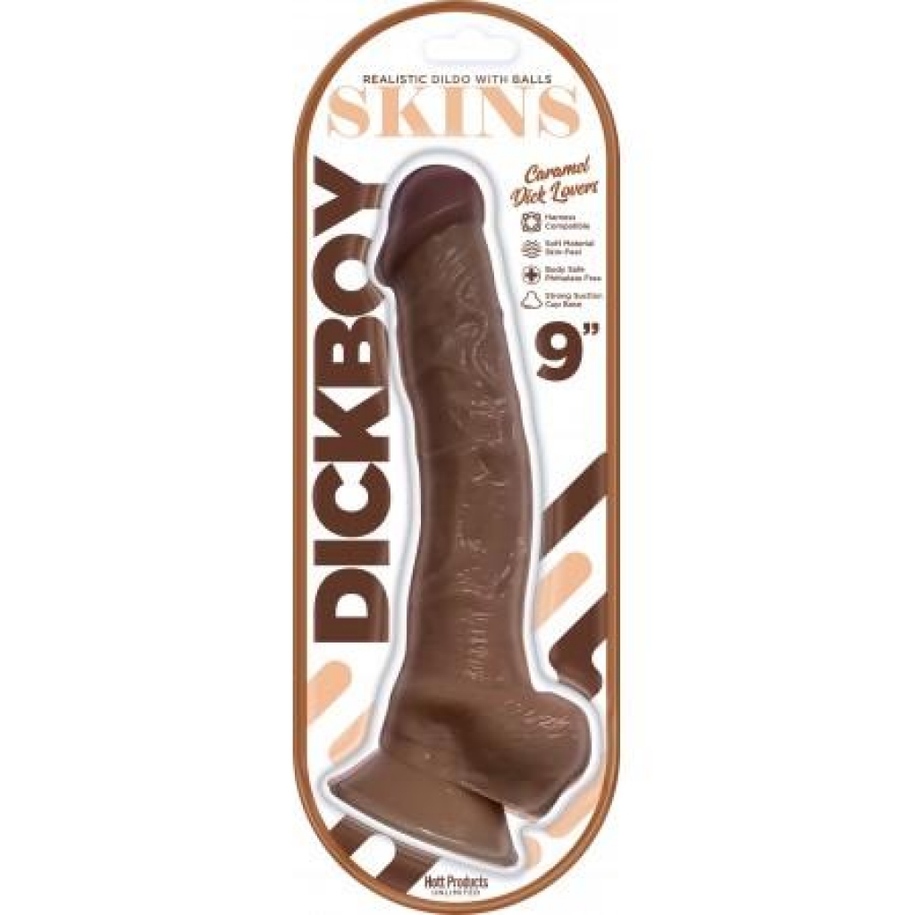 Dickboy Skins Dildo - Caramel Lovers 9in