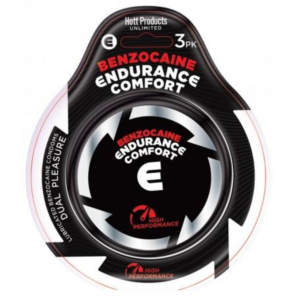 Endurance Comfort Benzocaine Condoms - Enhance Performance with Numbing Effects