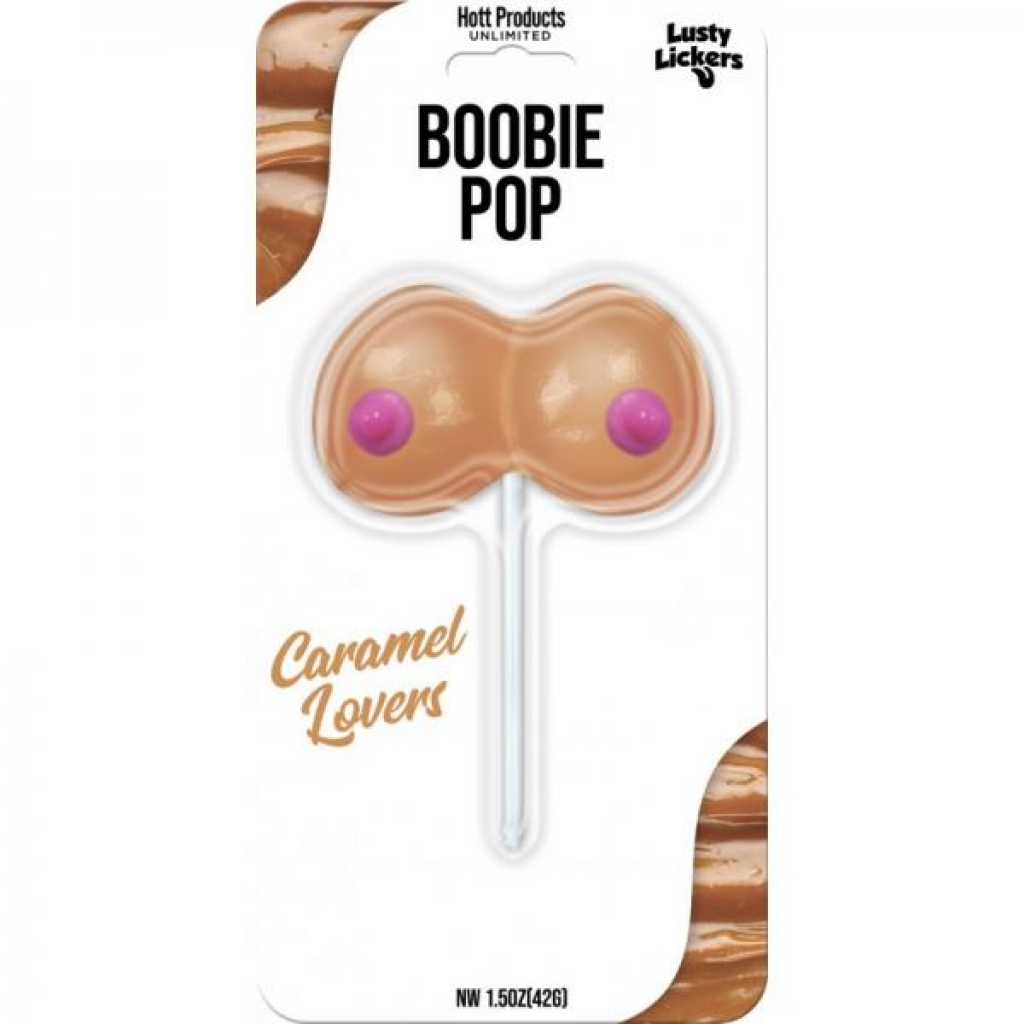 Boobies Pop Caramel Lollipop