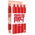 Make Me Melt Sensual Warm Drip Candles 4 Pack Red