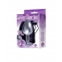 The Silver Starter Bejeweled Steel Plug - Violet