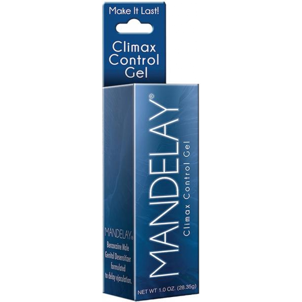 Mandelay Climax Control Gel – Benzocaine Infused Delay 1oz