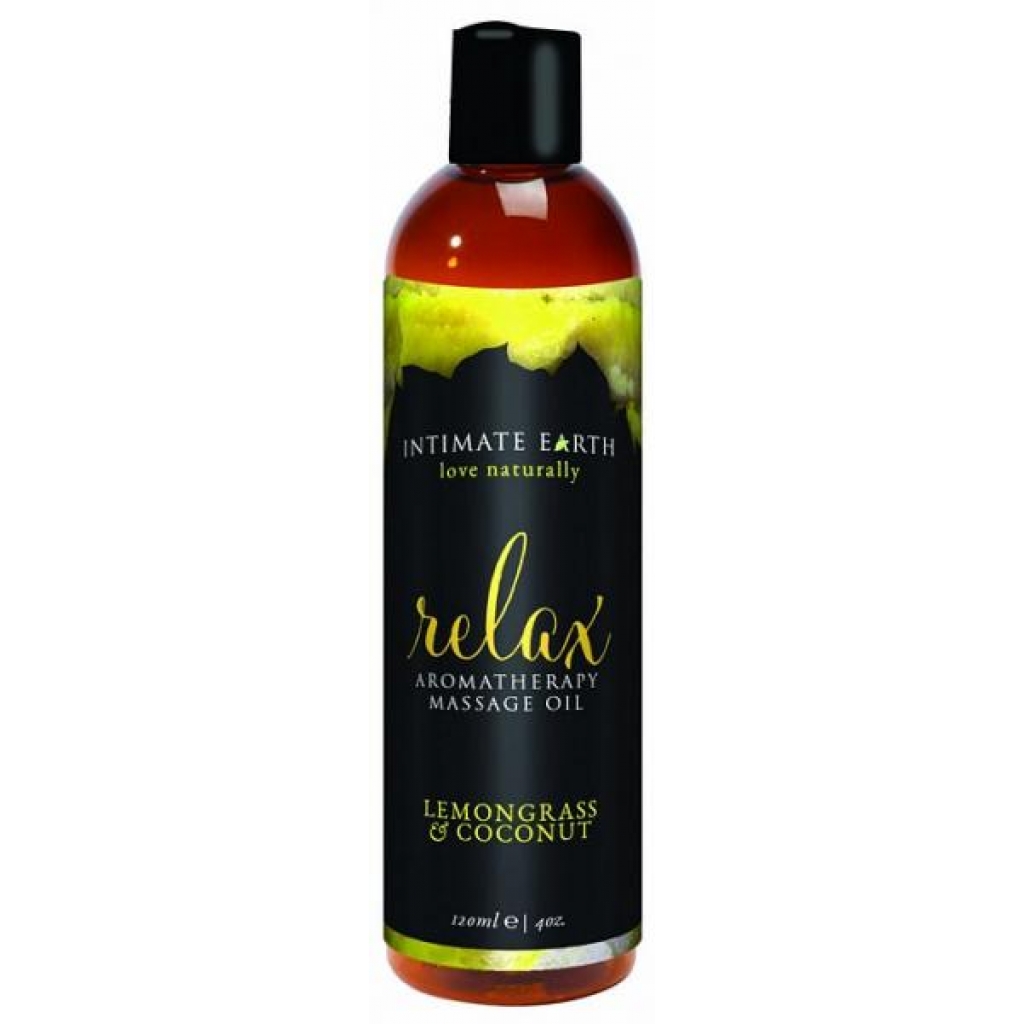 Intimate Earth Relax Massage Oil - 4oz