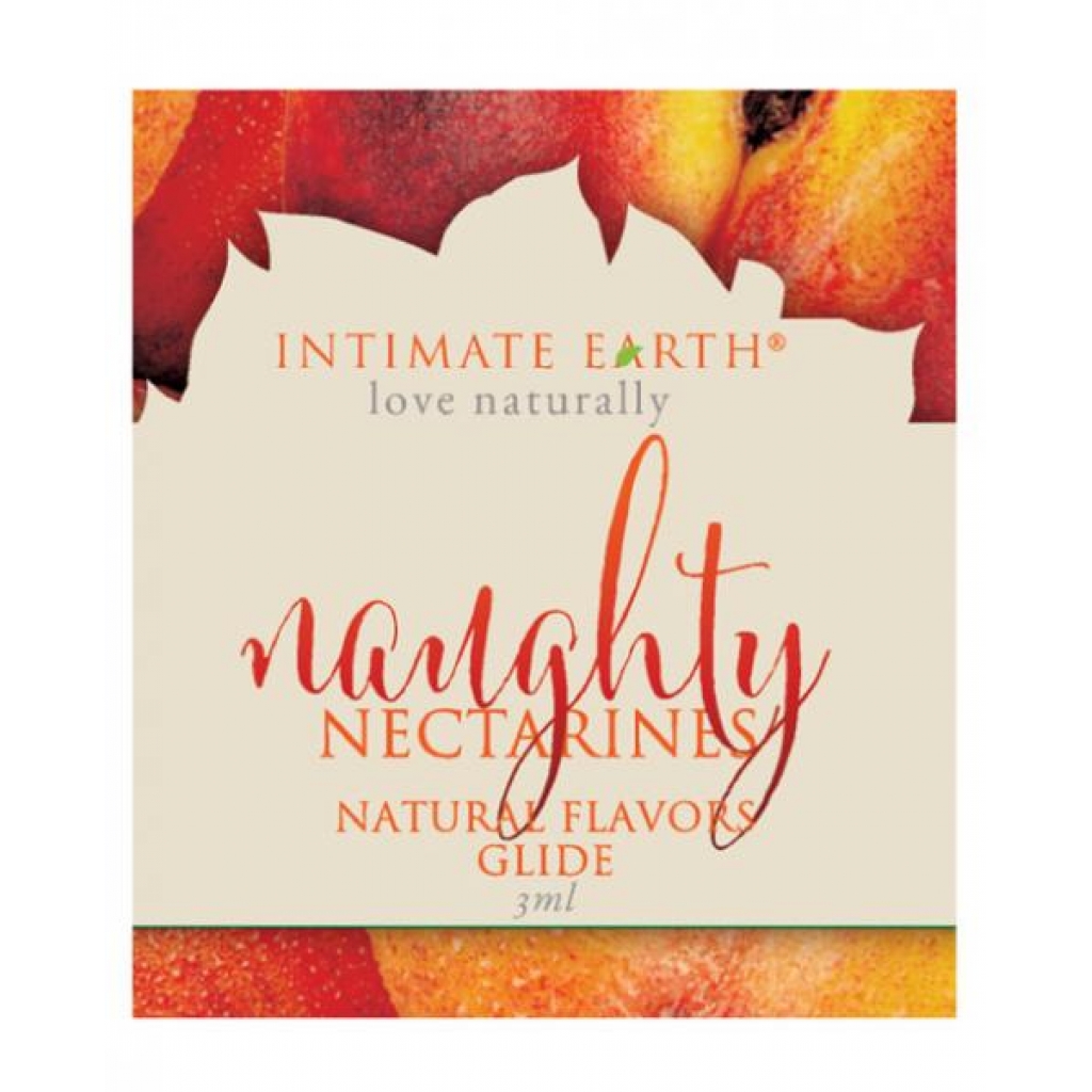 Intimate Earth Naughty Nectarines Glide Foil Pack 0.10oz