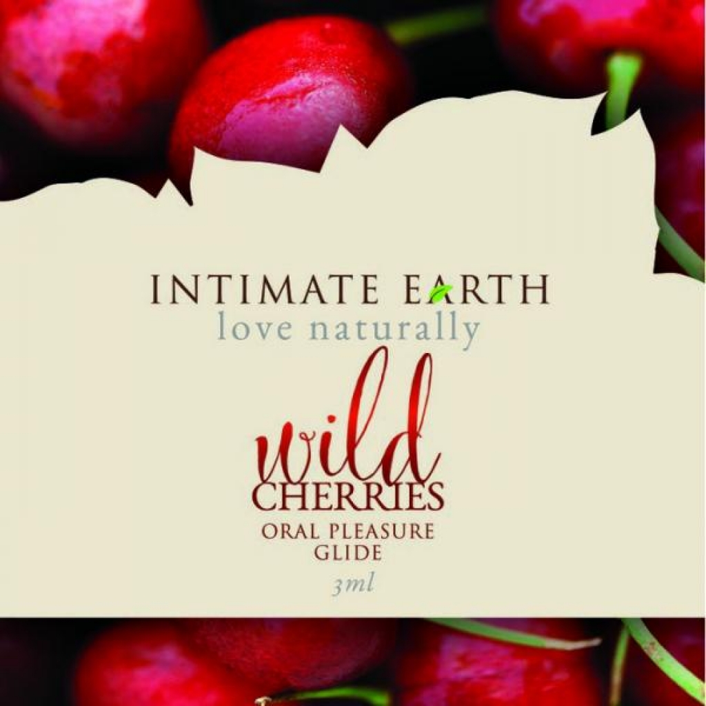 Wild Cherries Flavored Glide - Intimate Earth 0.10oz