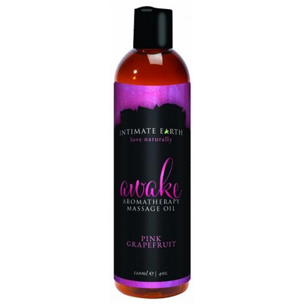 Intimate Earth Awake Massage Oil - 4oz