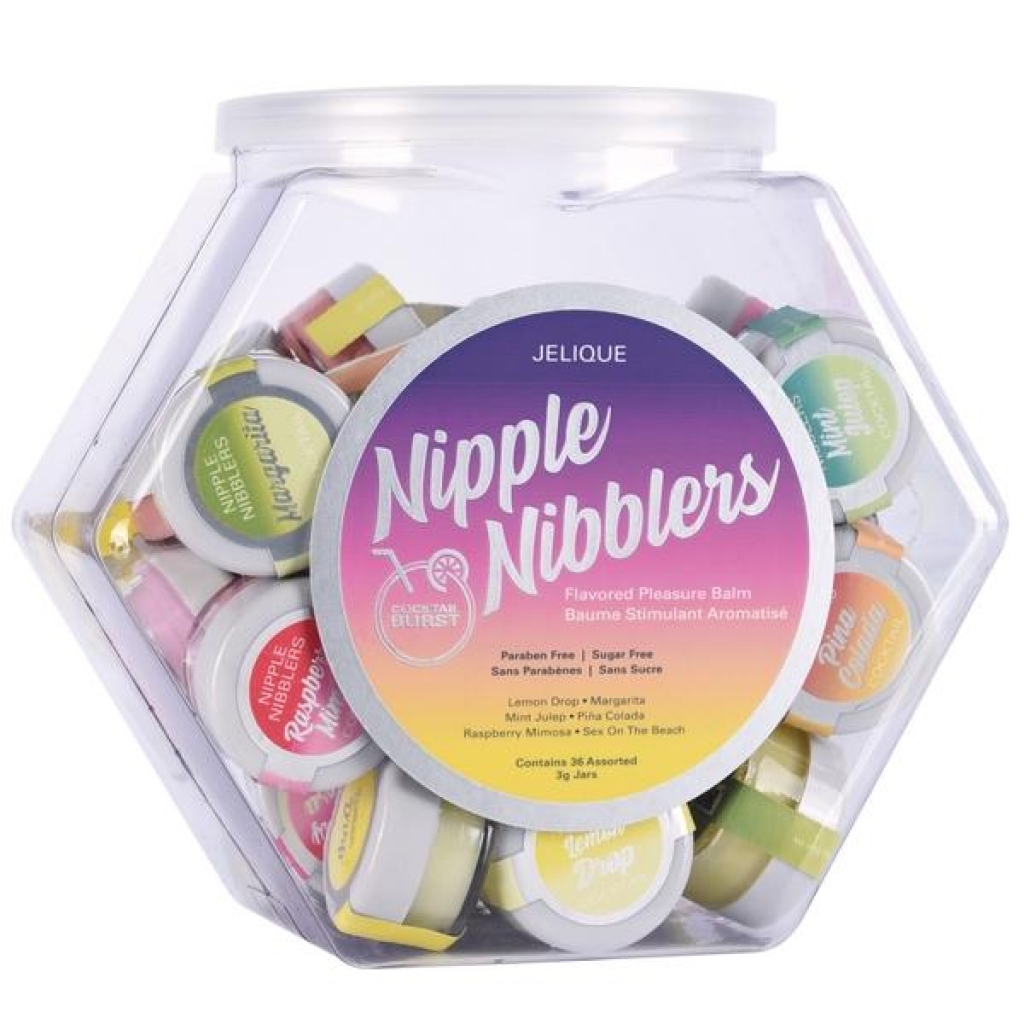 Penistail Nipple Nibblers Assorted Tingle Balm 36ct Fish Bowl