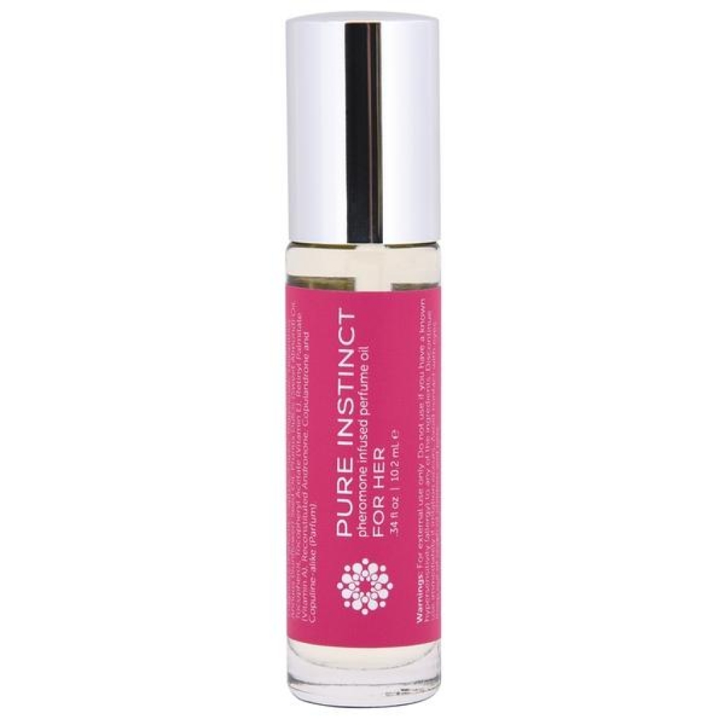 Pure Instinct Pheromone Perfume Oil For Her - Roll On .34 Ounce