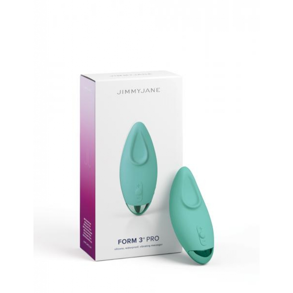 Jimmyjane Form 3 Pro Vibrator - Teal Green