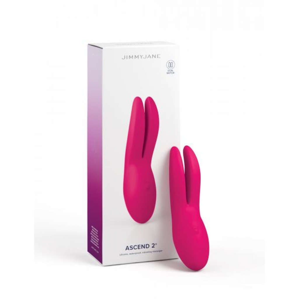 Jimmyjane Ascend 2 - Versatile Pink Forked Vibrator