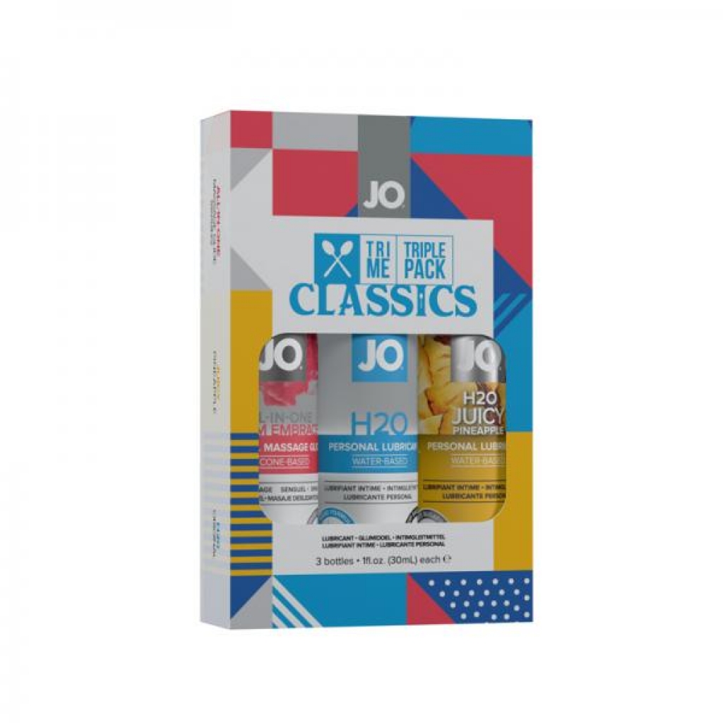 JO Tri Me Classics Triple Pack Lubricant