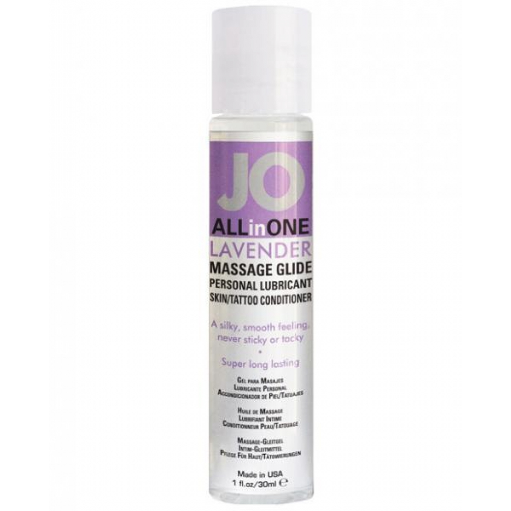 JO All In One Massage Glide - Lavender Sensation 1oz