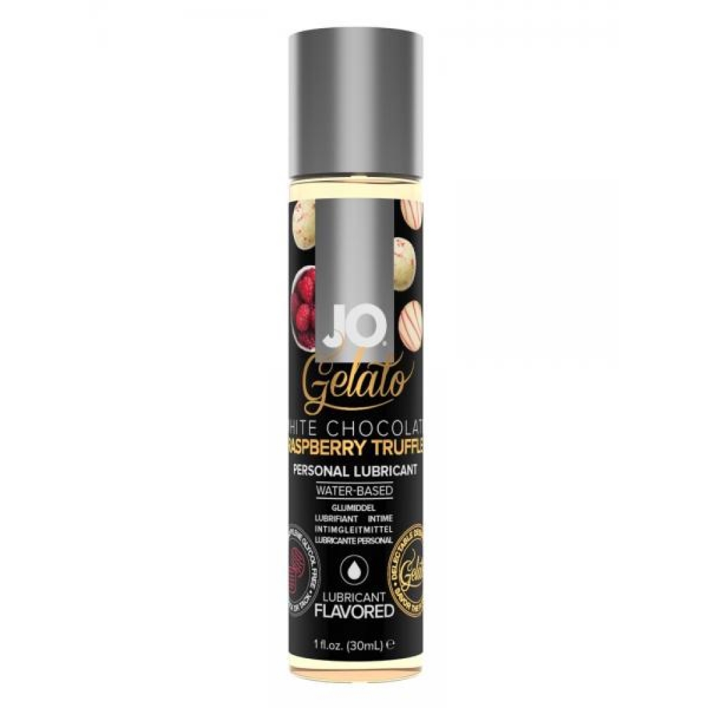 JO Gelato Water Based Lube - White Chocolate Raspberry Truffle - 1 oz