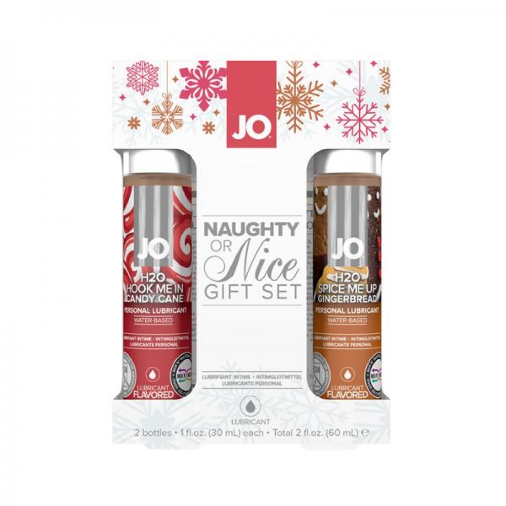 Jo Naughty Or Nice Gift Set - Candy Cane and Gingerbread