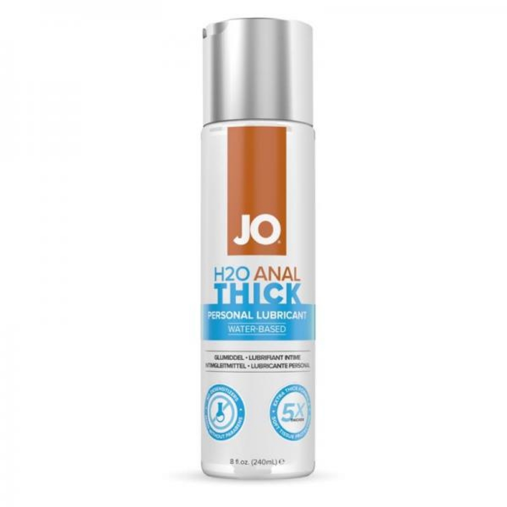 Jo H2O Anal Thick Lubricant - 8 Oz