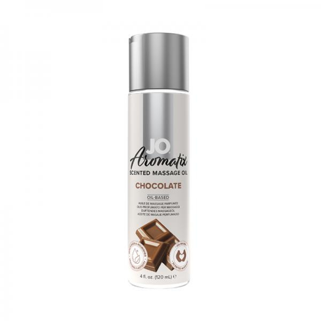 JO Aromatix Chocolate Massage Oil - 4oz Sensual Lube