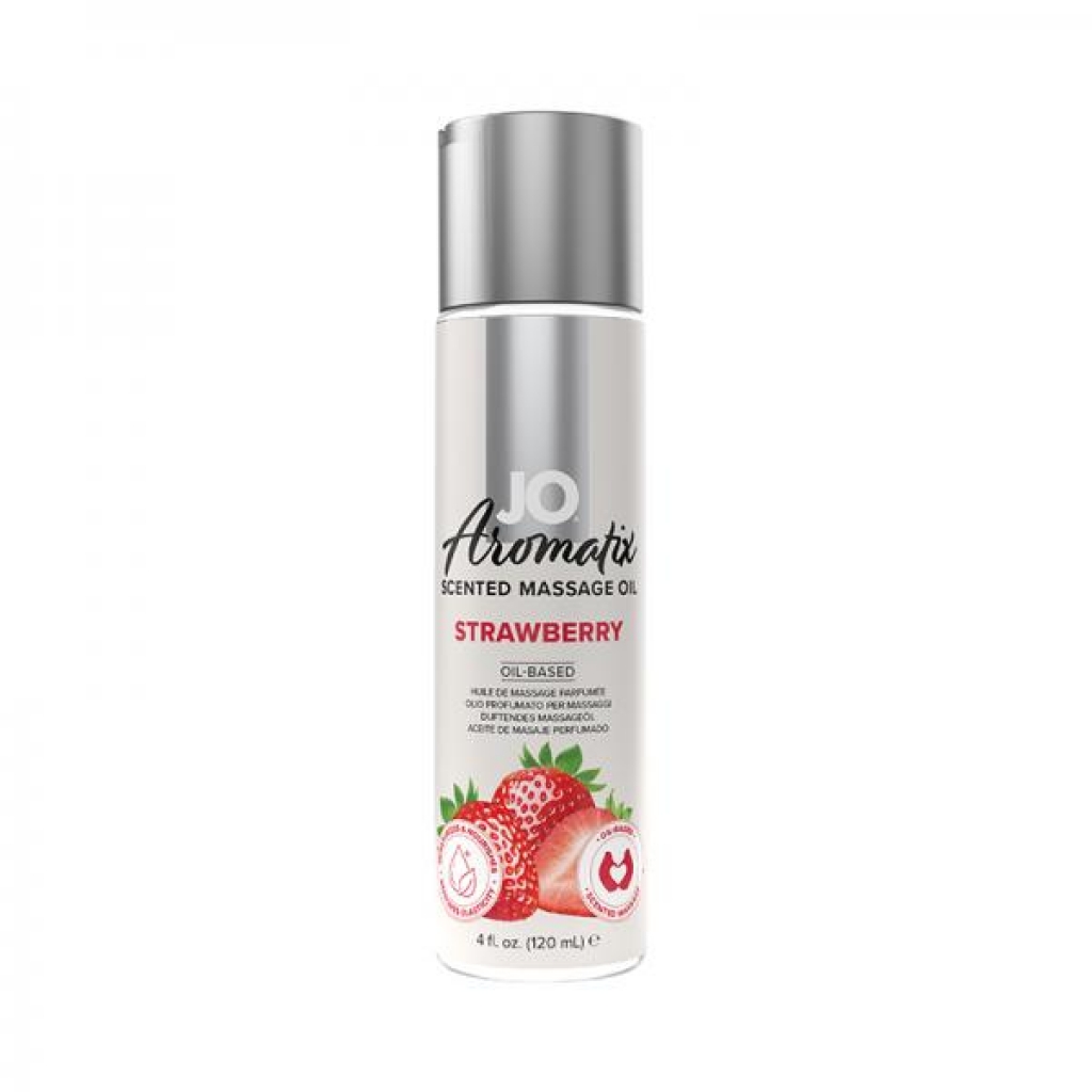 JO Aromatix Strawberry Massage Oil - 4oz