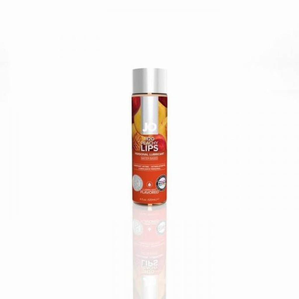 JO H2O Peachy Lips - 4 oz Flavorful Lubricant