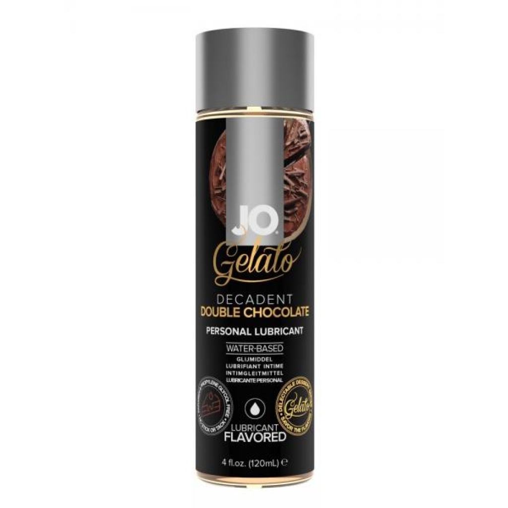 JO Gelato Decadent Double Chocolate Water Based Lube - 4 Oz