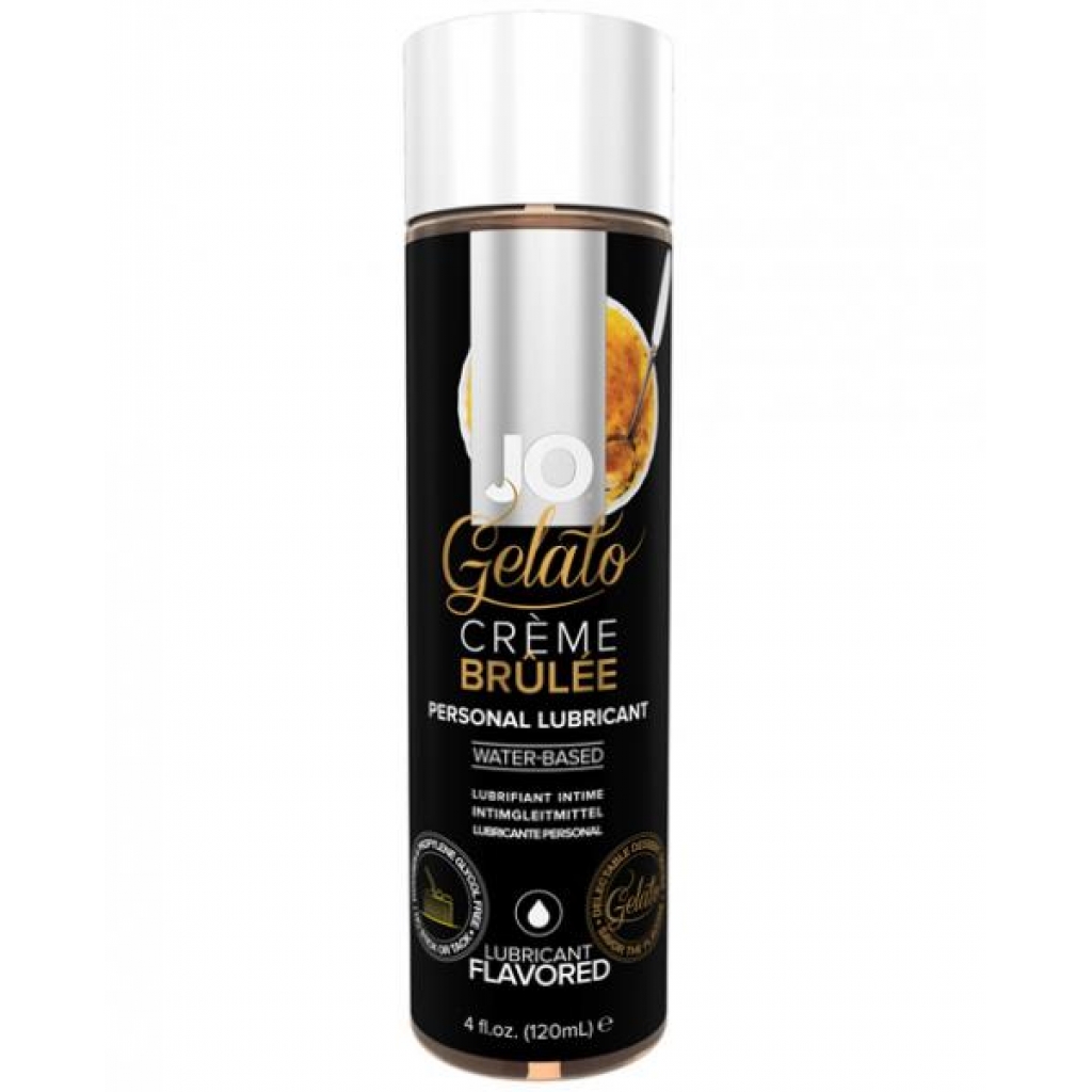 JO Gelato Flavored Lubricant - Creme Brulee 4oz