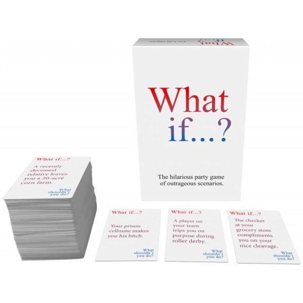 What If...? - The Hilarious Adult Party Game of Outrageous Scenarios