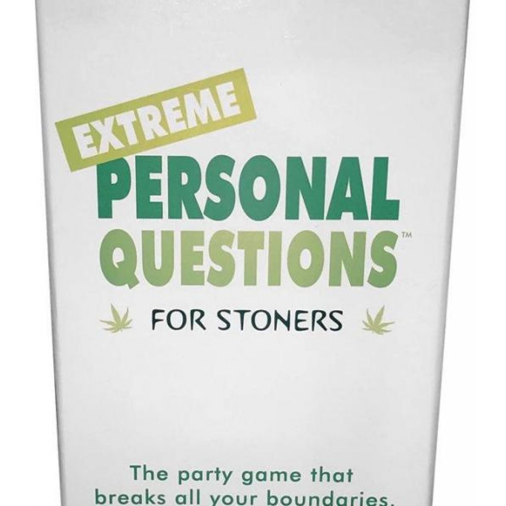 Extreme Personal Questions for Stoners - Party Card Game