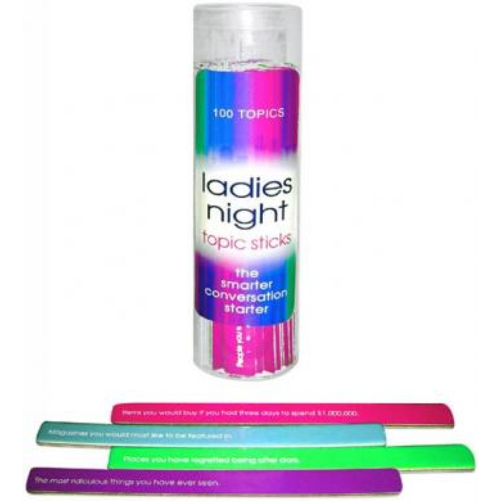 Ladies Night Topic Sticks Game - A Fun Party Starter