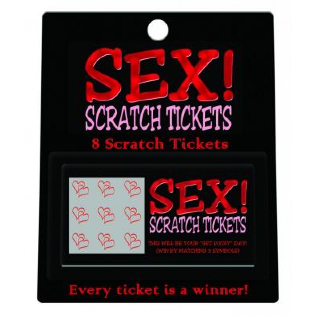 Sex Scratch Tickets - 8 Playful Tokens