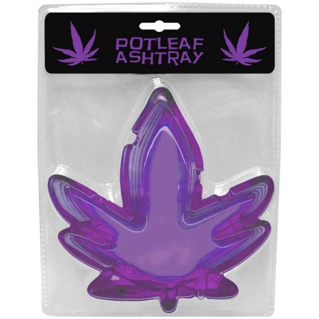 Stylish Purple Potleaf Ashtray