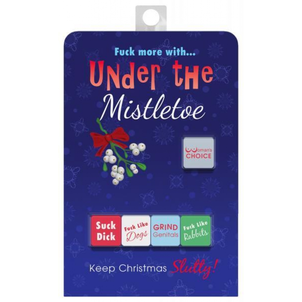 Under The Mistletoe Adult Dice Game - Naughty Fun