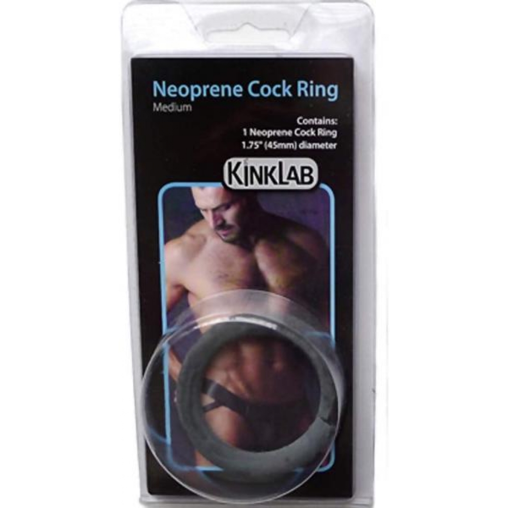 Neoprene Penis Ring Set - Medium Size