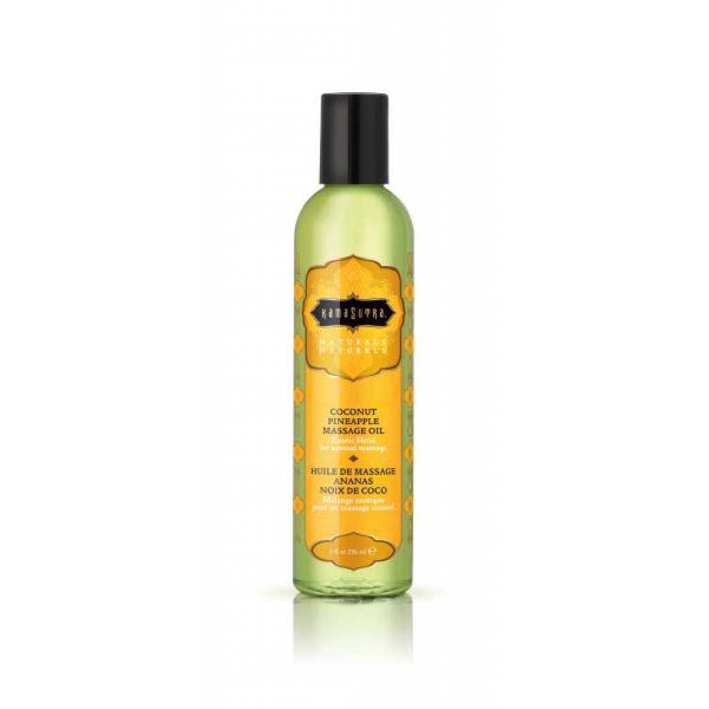 Naturals Massage Oil - Coconut Pineapple (8 oz)