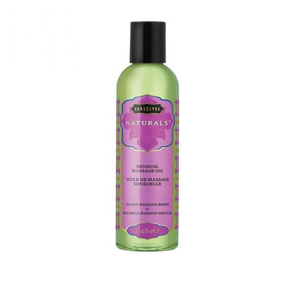 Massage Oil Natural Island Passion Berry - 2 fl oz