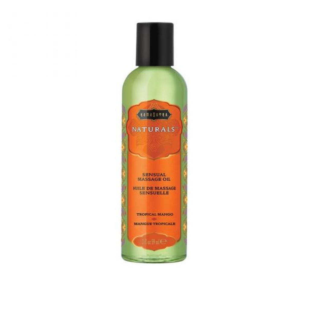 Massage Oil Natural Tropical Mango - 2fl Oz