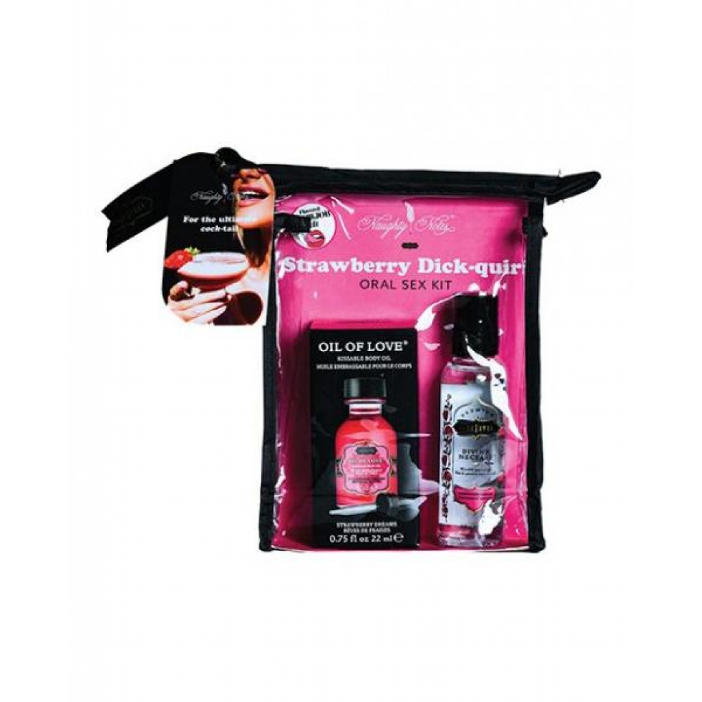 Kama Sutra Naughty Notes Penistail Kit - Strawberry Dickquiri