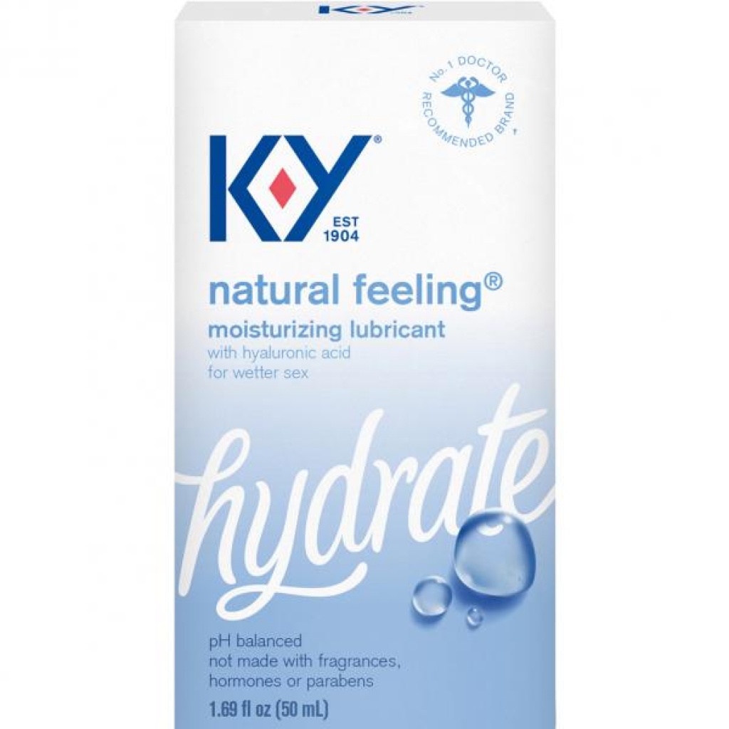 Ky Natural Feeling Lubricant With Hyaluronic Acid 1.69oz