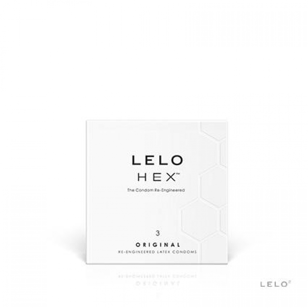 Lelo Hex Original Latex Condom 3 Pack