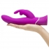 Happy Rabbit 2 Curve G-Spot Vibrator - USB Rechargeable in Purple