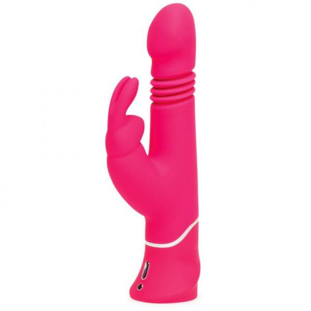 Happy Rabbit Thrusting Rechargeable Rabbit - Pink